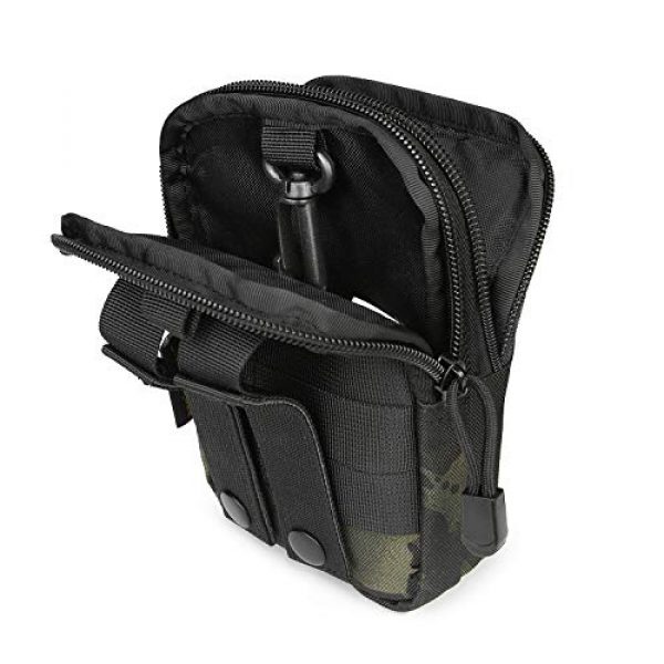 LeisonTac Tactical Pouch 5 LeisonTac Tactical Gear EDC Molle Pouch with Cell Phone Holder