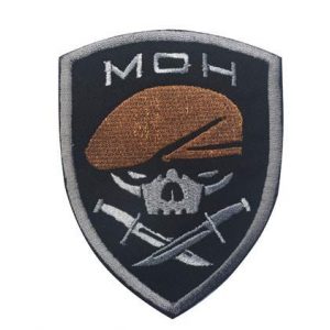 Tactical Embroidery Patch Airsoft Morale Patch 1 Ranger 75th Regiment AFO Delta Force Seals Medal of Honor MOH Embroidery Patch Military Tactical Morale Patch Badges Emblem Applique Hook Patches for Clothes Backpack Accessories