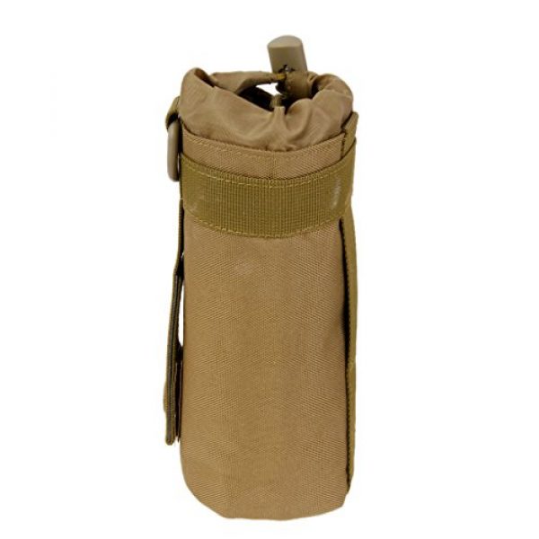 Generic Tactical Pouch 3 Outdoor Tactical Molle System Water Bottle Holder Bag - Tan