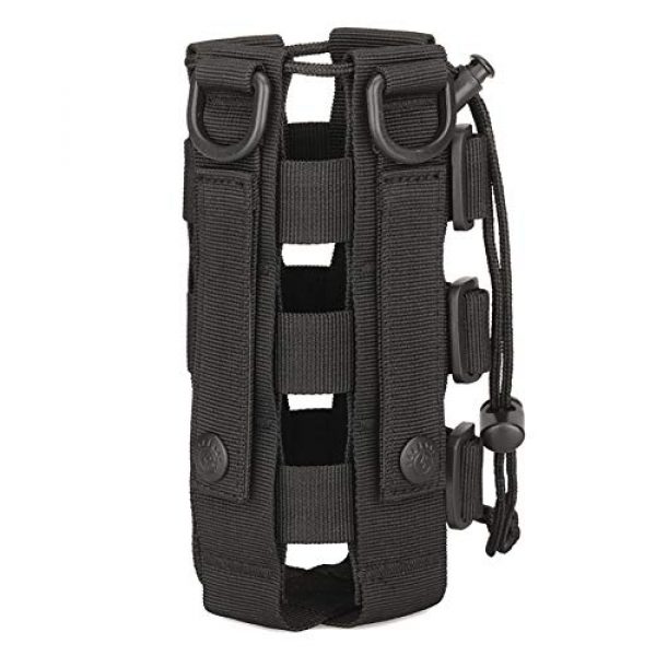 Biowlucn Tactical Pouch 4 Biowlucn Sports Water Bottles Pouch Bag Tactical Molle Water Bottle Pouch Military Drawstring Water Bottle Holder Mesh Water Bottle Carrier