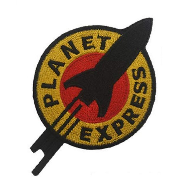Tactical Embroidery Patch Airsoft Morale Patch 1 Planet Express Futurama Tactical Embroidery Patch Hook & Loop Morale Patch Military Patch for Clothing Accessory Backpack Armband