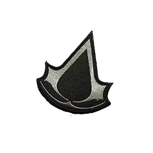 Embroidery Patch Airsoft Morale Patch 3 Assassin's Creed Military Hook Loop Tactics Morale Embroidered Patch