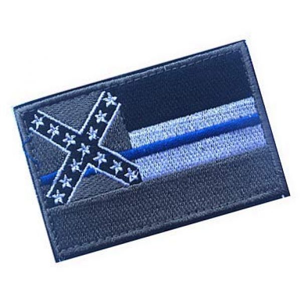Embroidery Patch Airsoft Morale Patch 2 US Mississippi State Flag Patch Military Hook Loop Tactics Morale Embroidered Patch (color5)