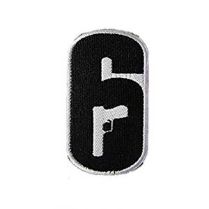 Embroidery Patch Airsoft Morale Patch 1 Rainbow Six Logo Military Hook Loop Tactics Morale Embroidered Patch
