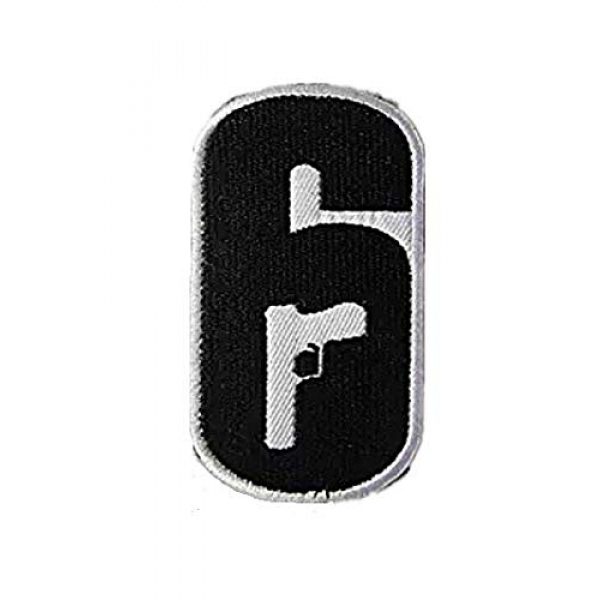 Embroidery Patch Airsoft Morale Patch 1 Rainbow Six Logo Military Hook Loop Tactics Morale Embroidered Patch
