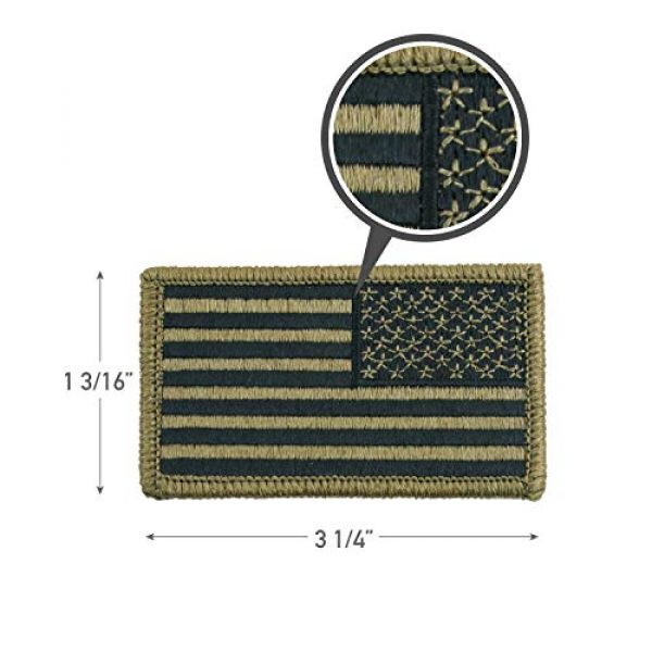 Rothco Airsoft Morale Patch 2 Rothco OCP American Flag Patch With Hook Back