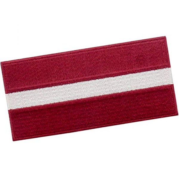 EmbTao Airsoft Morale Patch 3 EmbTao Latvia Flag Patch Embroidered National Morale Applique Iron On Sew On Latvian Emblem