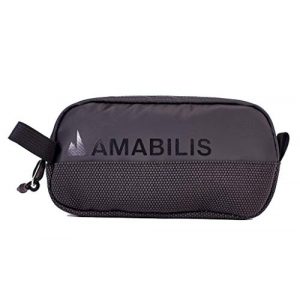 Amabilis Tactical Pouch 1 Amabilis Water Resistant, Bullet Proof Stash Capsule Dopp Kit, Toiletry Bag, Tactical Concealment and Small Items Storage Pouch, 7.5 x 4 x 1.5 Inches - 40 Cubic in