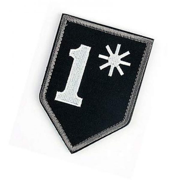 Embroidery Patch Airsoft Morale Patch 3 1 One Ass to Risk Asterisk Military Hook Loop Tactics Morale Embroidered Patch