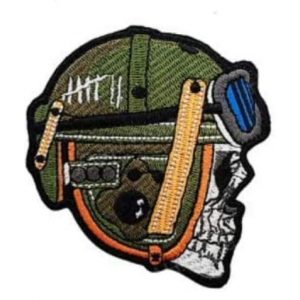 Tactical Embroidery Patch Airsoft Morale Patch 1 Tank Skull Tactical Embroidery Patch Hook & Loop Morale Patch Military Patch for Clothing Accessory Backpack Armband