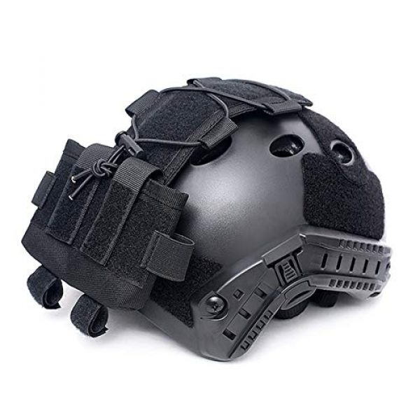 Gexgune Tactical Pouch 1 Gexgune Tactical MK2 Helmet Battery Case Helmet Accessory Bag Multifunction Balance Weight Bag for Fast Helmet Military Battery Pouch
