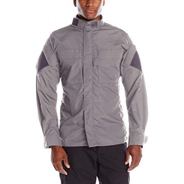 Tru-Spec Tactical Shirt 1 Tru-Spec Shirt, Tru Urban Force P/C R/S, Grey, Medium/Large