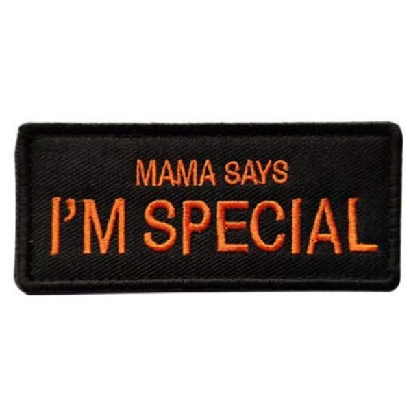 Tactical Embroidery Patch Airsoft Morale Patch 1 Mama Says I'm Special Embroidery Patch Military Tactical Morale Patch Badges Emblem Applique Hook Patches for Clothes Backpack Accessories