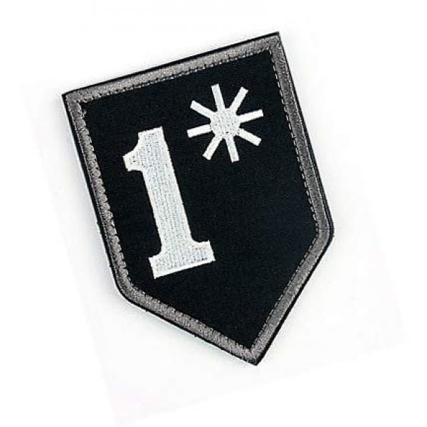 Embroidery Patch Airsoft Morale Patch 2 1 One Ass to Risk Asterisk Military Hook Loop Tactics Morale Embroidered Patch