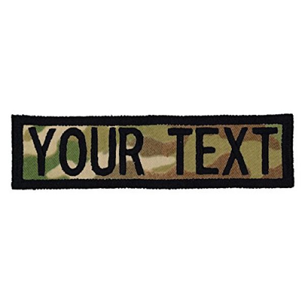 Northern Safari Airsoft Morale Patch 1 Morale Custom Text Patch-1 inch x 3.75 inch-Hook Fastener or Sew on Styles