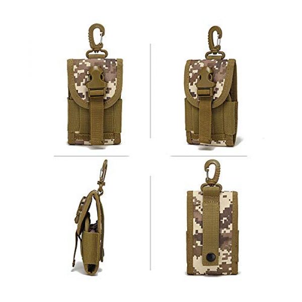 Sunnystacticalgear Tactical Pouch 7 Outdoor Tactical Bag Assault Combat Camouflage Pack Tactical Molle Cell Phone Pouch