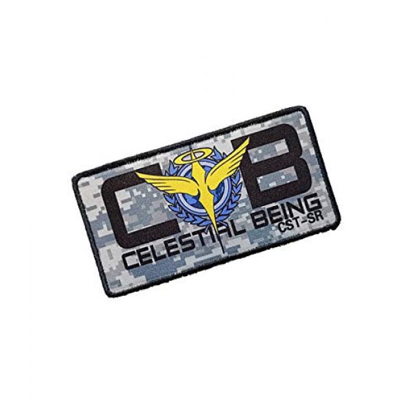 Fine Print Patch Airsoft Morale Patch 2 Mobile Suit Gundam Celestial Being Patch Military Hook Tactics Morale Patch