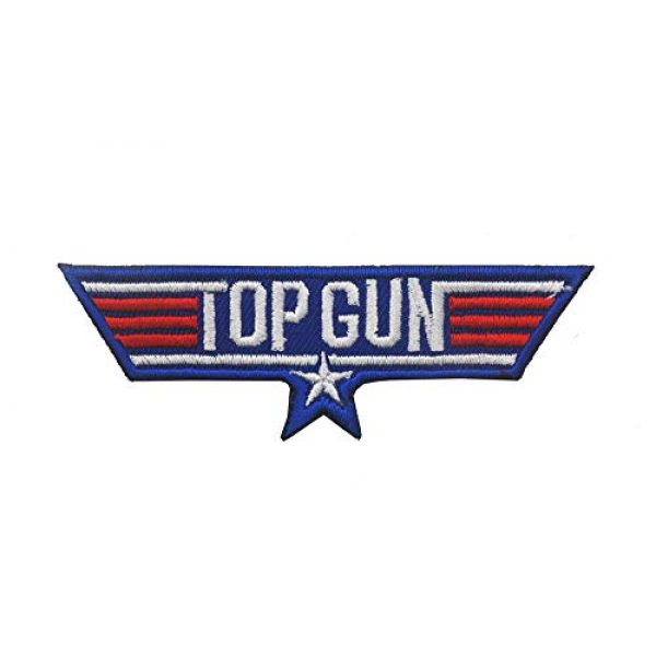 Zhikang68 Airsoft Morale Patch 5 Top Gun Movie Maverick Pete Mitchell Morale US Navy Air Force Aviator Embroidered Patch Military Tactical Army Gear for Hat Operator Baseball Cap Backpack Jacket Shirt DIY Sew On Costume Badge