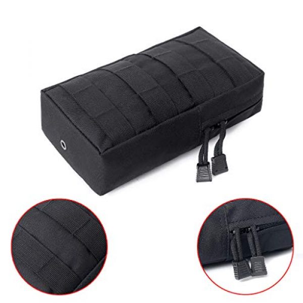 ASCOCO Tactical Pouch 5 ASCOCO Packs Tactical EDC Molle Pouch Tactical Waist Compact Organizer Gadget Gear Outdoor Pouch