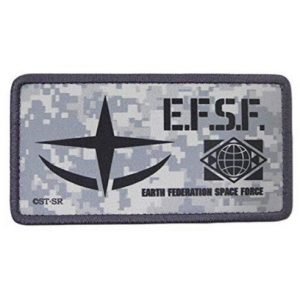 Tactical Embroidery Patch Airsoft Morale Patch 1 Mobile Suit Gundam E.F.S.F. Tactical Embroidery Patch Hook & Loop Morale Patch Military Patch for Clothing Accessory Backpack Armband