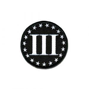 BASTION Airsoft Morale Patch 1 BASTION Morale Patches (Betsy Ross 3%, BNW) | 3D Embroidered Patches with Hook & Loop Fastener Backing | Well-Made Clean Stitching | Military Patches Ideal for Tactical Bag, Hats & Vest