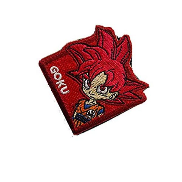 Embroidery Patch Airsoft Morale Patch 3 Dragon Ball Z Goku Military Hook Loop Tactics Morale Embroidered Patch