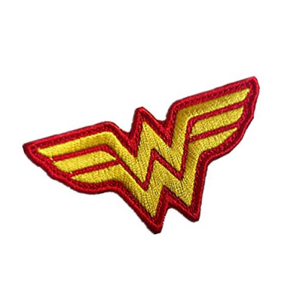 Embroidery Patch Airsoft Morale Patch 2 DC Comics Wonder Woman Superhero Military Hook Loop Tactics Morale Embroidered Patch