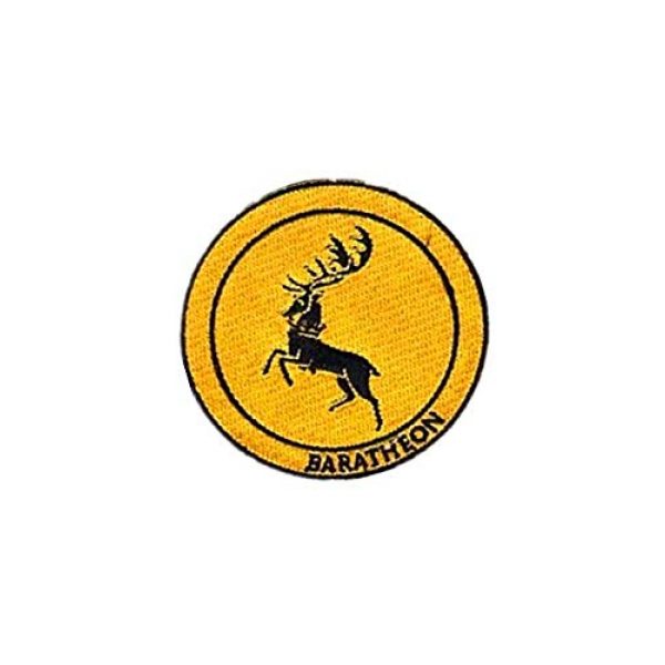 Embroidery Patch Airsoft Morale Patch 2 Game of Thrones House Baratheon Military Hook Loop Tactics Morale Embroidered Patch
