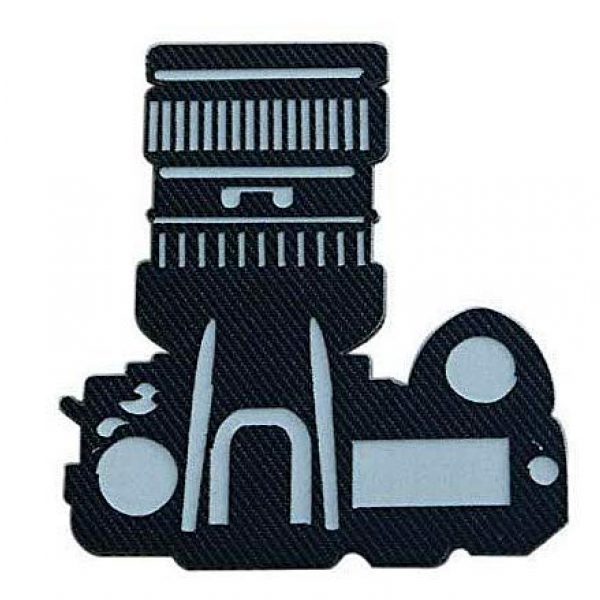 Embroidery Patch Airsoft Morale Patch 1 Camera Photographer Military Hook Loop Tactics Morale Luminous Reflective Patch