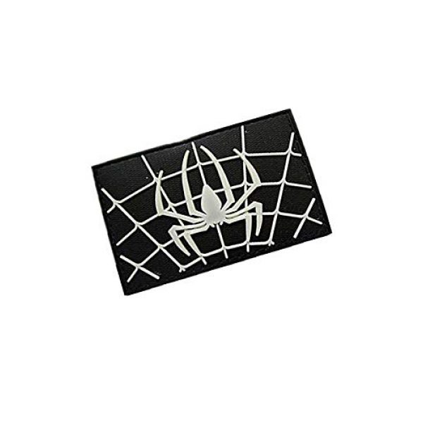 PVC PATCH Airsoft Morale Patch 2 Spider Man Spider-Man Superhero Military Hook Loop Tactics Morale PVC Patch (color1)