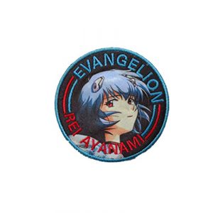 Embroidery Patch Airsoft Morale Patch 1 Japan Anime Evangelion Patch Military Hook Tactics Morale Embroidered Patch Ayanami Rei