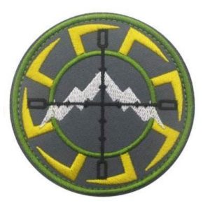 Tactical Embroidery Patch Airsoft Morale Patch 1 Russia FSB ALFA Team Kolovrat Skull Russian Embroidery Patch Military Tactical Morale Patch Badges Emblem Applique Hook Patches for Clothes Backpack Accessories