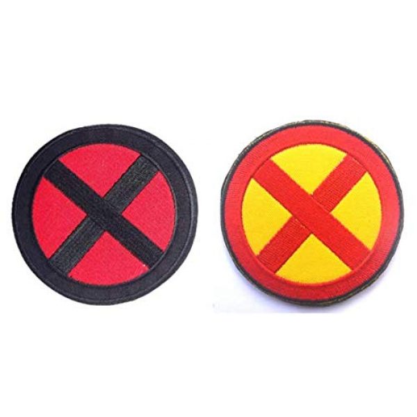 Embroidered Patch Airsoft Morale Patch 1 2pc 2" Marvel Comics X-Men Wolverine Movie 3D Tactical Patch Military Embroidered Morale Tags Badge Embroidered Patch DIY Applique Shoulder Patch Embroidery Gift Patch