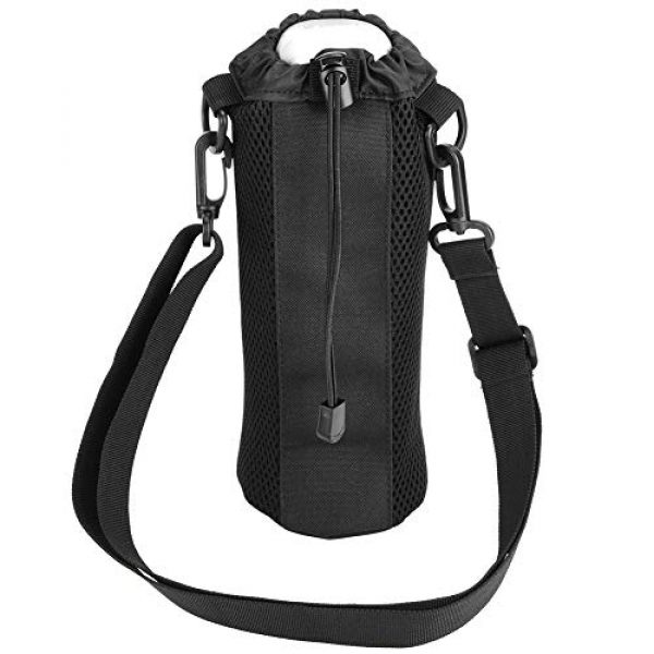 Alomejor Tactical Pouch 7 Alomejor Water Bottle Pouch Sport Water Bottle Kettle Bag with Adjustable Shoulder Strap for Camping Hiking Running