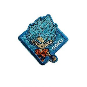 Embroidery Patch Airsoft Morale Patch 1 Dragon Ball Z Goku Super Goku Anime Military Hook Loop Tactics Morale Embroidered Patch
