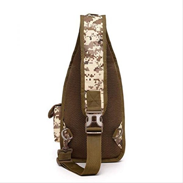 VJRQM Tactical Backpack 5 VJRQM Large-Capacity Travel Shoulder Bag Freelander Side Backpack Tactical Camouflage Chest Bag Cycling Mountaineering Shoulder Bag