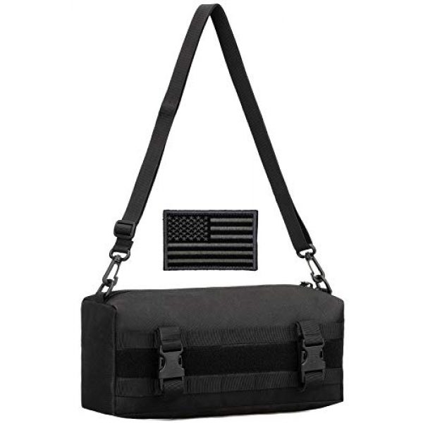 Protector Plus Tactical Pouch 1 Protector Plus Tactical MOLLE Pouch Military Multi-Purpose Increment Attachment Bag Messenger Utility Gadget Gear Medical Pack Tool Pocket EDC Belt Purse (Patch Included)