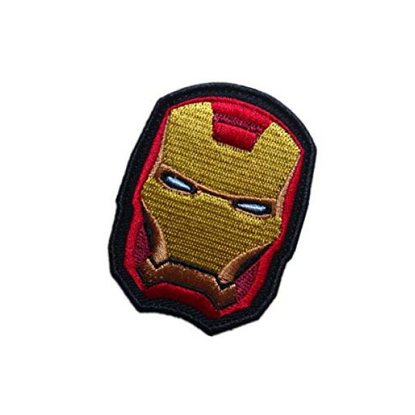 Embroidery Patch Airsoft Morale Patch 3 Marvel Avengers Iron Man Military Hook Tactics Morale Embroidered Patch