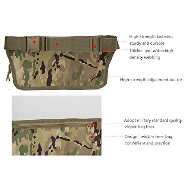 LGL Tactical Pouch 6 Tactical Sling Bag Tactical Belt Bag - Tactical Waterproof Men Waist Pack Hiking nylon Waist Bag Outdoor Army Military Hunting Sports Climbing Camping Waist Pockets Tool Pouch Bag Mini Utility Pouch