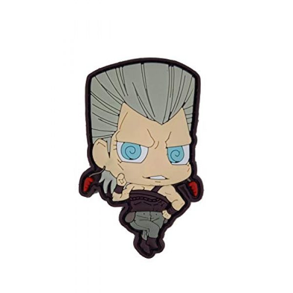 Yes Anime Airsoft Morale Patch 1 JoJo's Bizarre Adventure PVC Hook & Loop Patch - Jean Pierre Polnareff