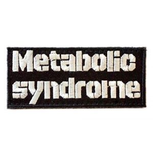 WAPPEN-YA DONGRI Airsoft Morale Patch 1 Verclo Embroidered Morale Patch Metabollic Syndrome A0429