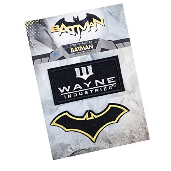 BATMAN Airsoft Morale Patch 2 Batman Emblem Patches Set for Bags, Coat, Jacket, Backpack, Ha,t Cap, Tactical Vest & More