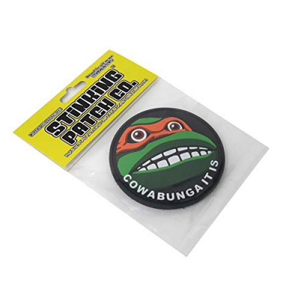 Stinking Patch Co. Airsoft Morale Patch 7 Cowabunga It is PVC Hook and Loop Patch | Funny Tactical Patch