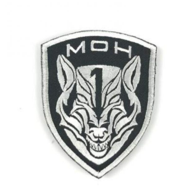Tactical Embroidery Patch Airsoft Morale Patch 2 Wolfpack Medal of Honor MOH Tactical Embroidery Patch Hook & Loop Morale Patch Military Patch for Clothing Accessory Backpack Armband (3pcs)