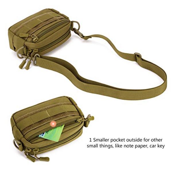 Protector Plus Tactical Pouch 6 Protector Plus Tactical MOLLE Pouch Small Admin Waist Bag Utility Gadget Gear Medical Pack Tool Pocket EDC Belt Purse