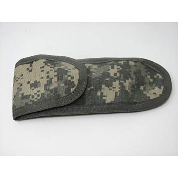 Made in USA Tactical Pouch 2 USA Made Green and ACU Camo Nylon Large Sheath with Two Malice Clips Gerber