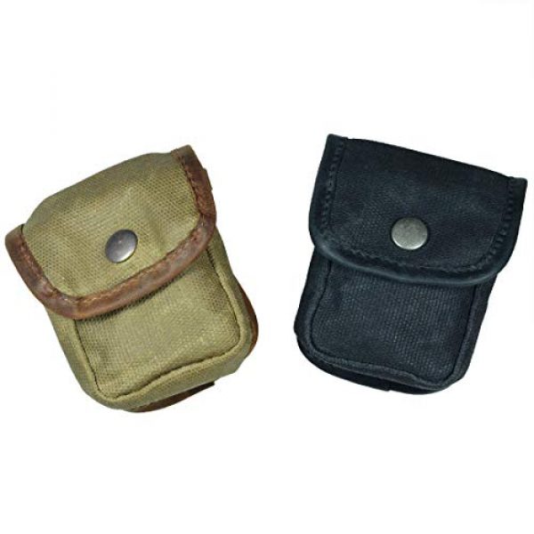 Hide & Drink Tactical Pouch 6 Hide & Drink, Water Resistant Waxed Canvas Belt Pouch, Multi-Purpose Bag, Utility Pouch for Hiking Hunting Fishing, Camping & Outdoor Accessories, Handmade Includes 101 Year Warranty :: Fatigue