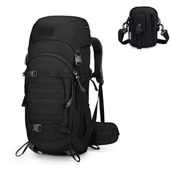 Mardingtop Tactical Backpack 1 Mardingtop Bundle Items: 50L Molle Tactical Backpack Black
