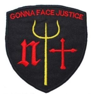 Tactical Embroidery Patch Airsoft Morale Patch 1 Gonna Face Justice Embroidery Patch Military Tactical Morale Patch Badges Emblem Applique Hook Patches for Clothes Backpack Accessories