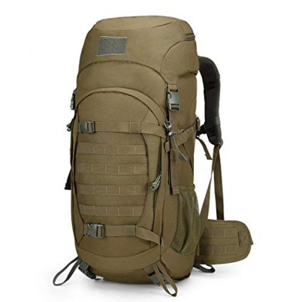 Mardingtop Tactical Backpack 6 Mardingtop Bundle Items: 50L Molle Tactical Backpack Khaki